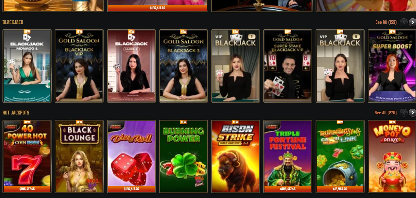Gransino Casino πρόγραμμα VIP πιστότητας